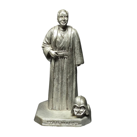 Star Wars Rawcliffe Fine Pewter Anakin Skywalker & Darth Vader Helmet Figurine - Picture 1 of 10